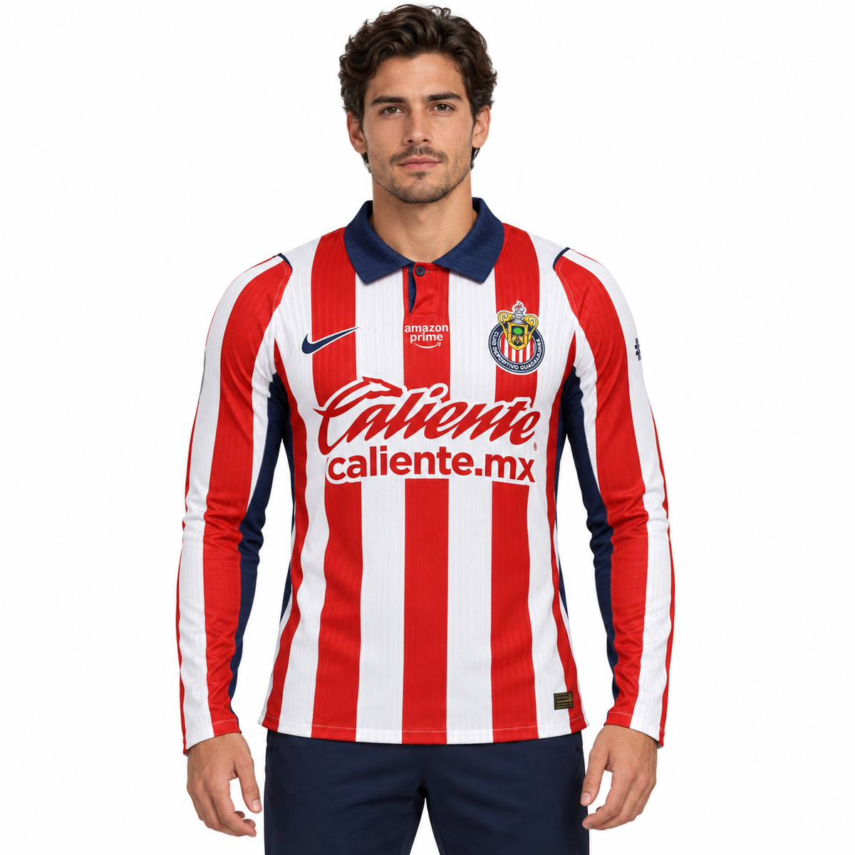 Maillot Chivas domicile 2026-2027 manches longues – maillot porté