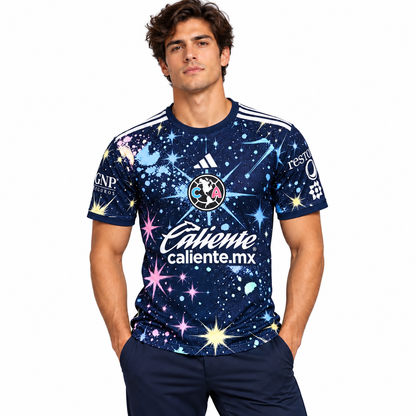 Maillot Club América Third 2026-2027 porté de face sur fond blanc