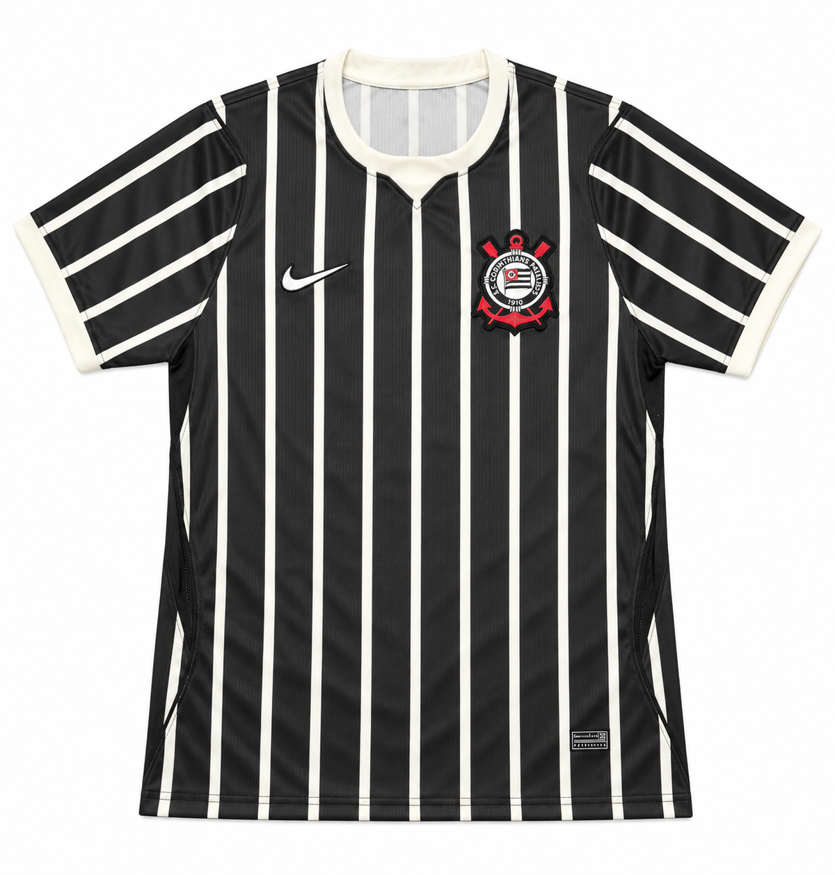 Corinthians extérieur – vue de face sur fond blanc