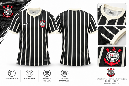 Corinthians extérieur – présentation face, dos et détails