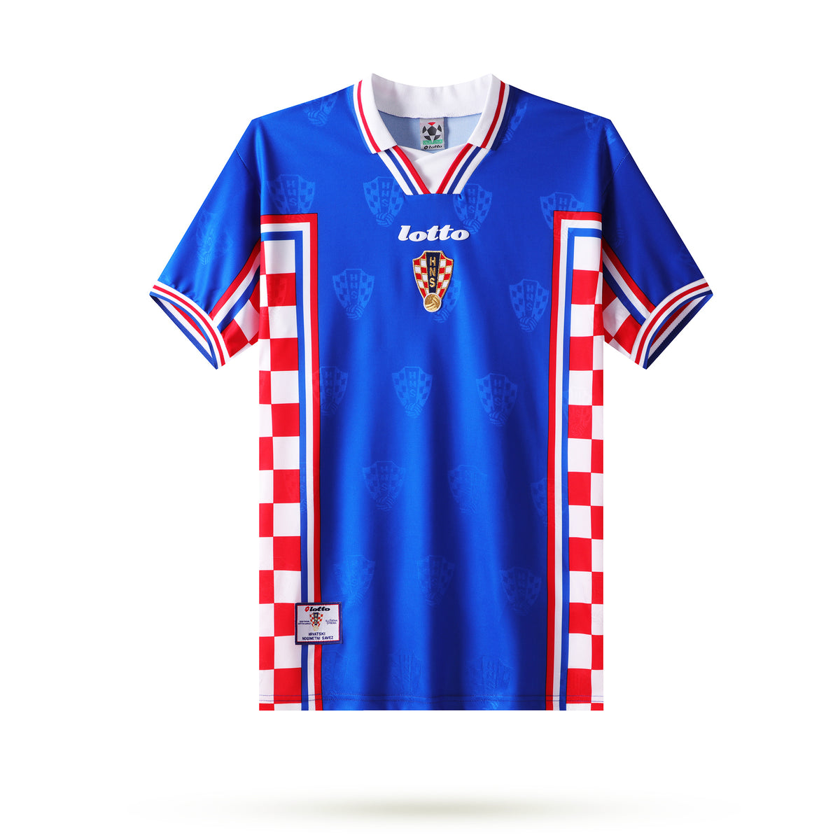 Face avant du maillot rétro Croatie 1998 extérieur