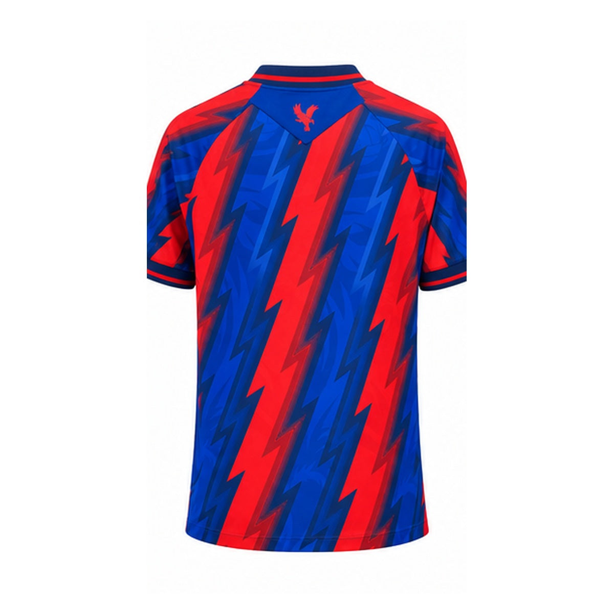 Vue de dos du maillot domicile Crystal Palace 2026-2027 sur fond blanc
