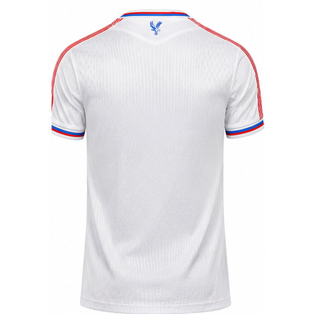 Maillot Crystal Palace 2026-2027 blanc vue de dos sur fond blanc