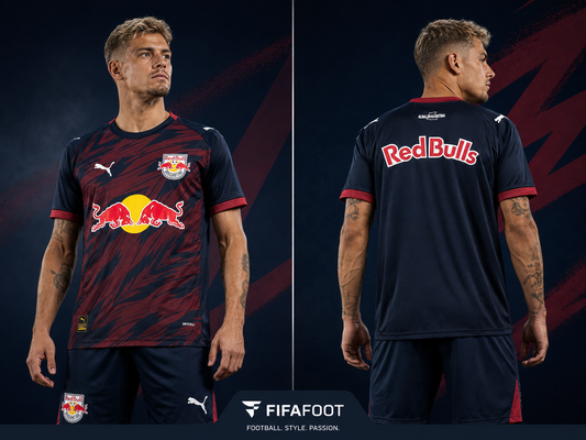 Maillot Red Bull Bragantino Away 2026 – Noir Bordeaux