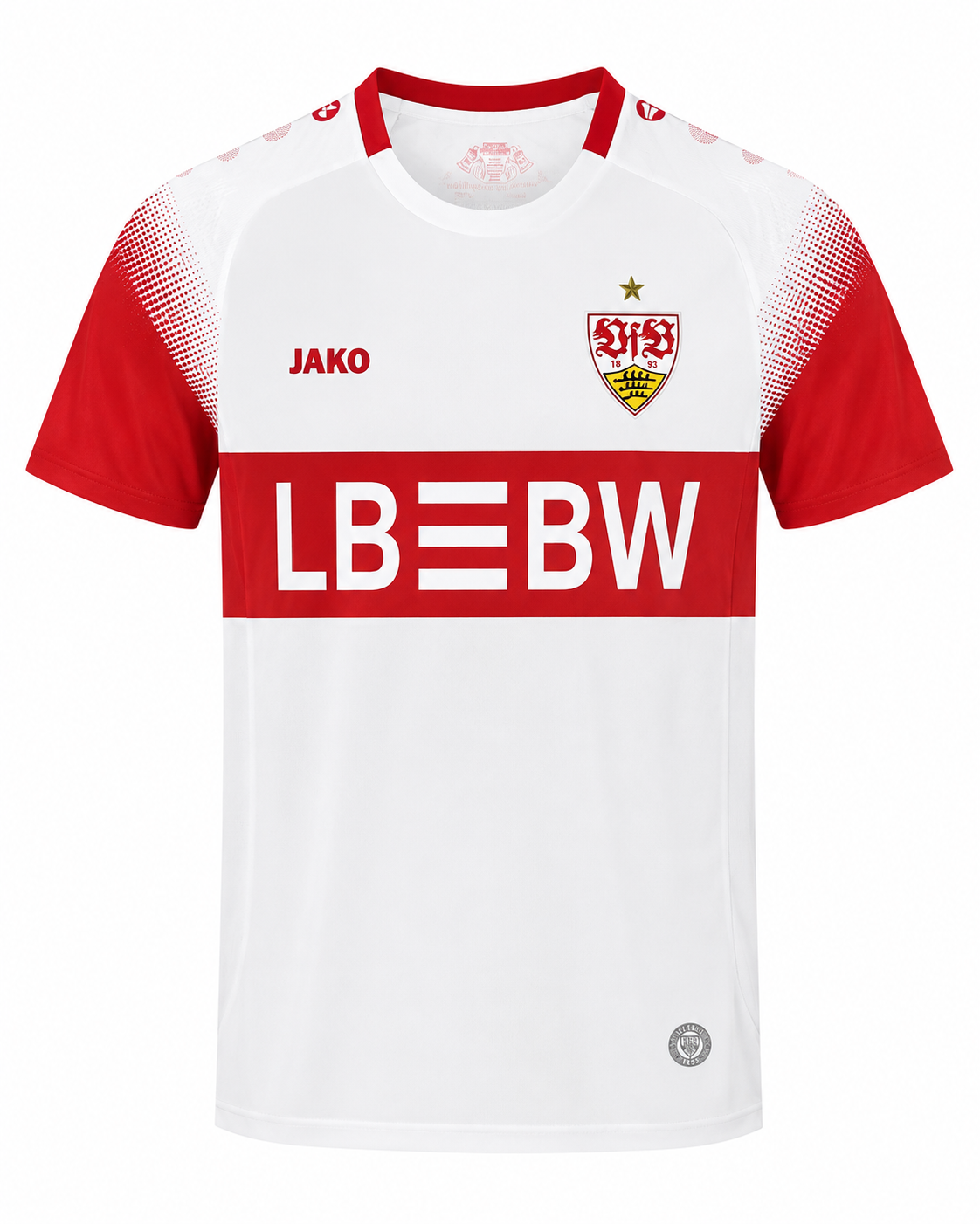 Maillot Stuttgart 2026-2027 Domicile Blanc Rouge Football VfB
