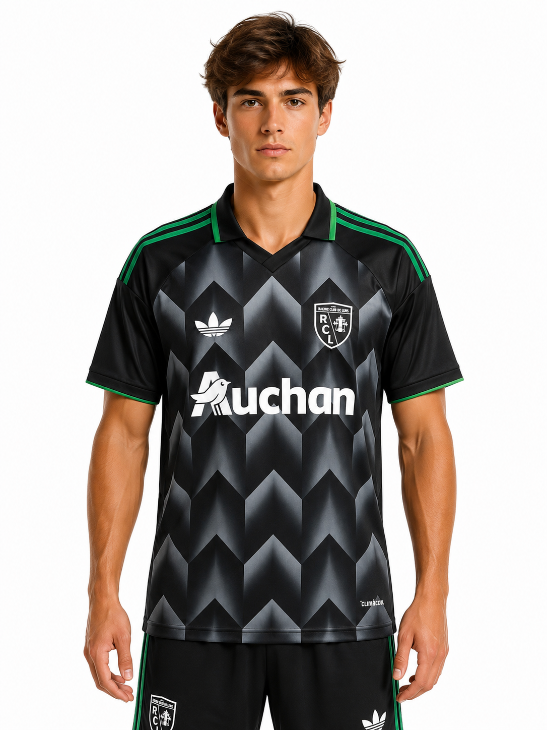 Maillot Extérieur RC Lens 2026-2027 Homme et Enfant | Noir & vert