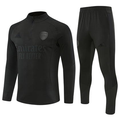 Survêtement Arsenal Noir 2026-2027 – Ensemble Training Football Homme