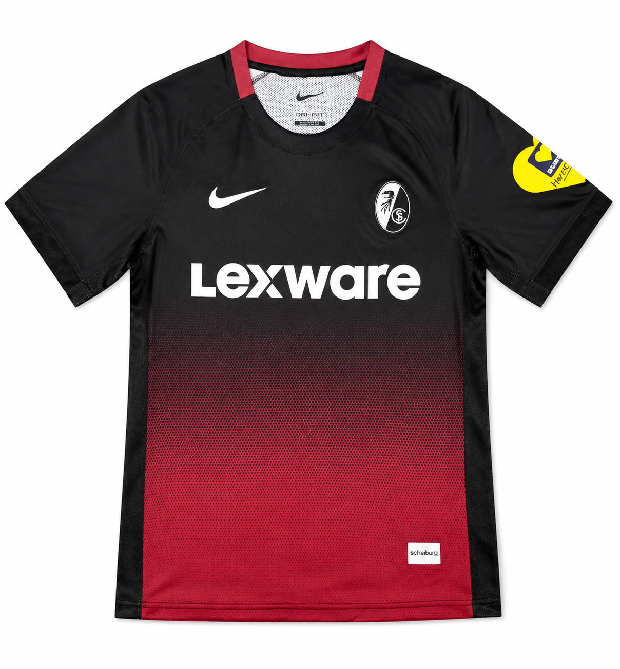 Maillot SC Fribourg Extérieur 2026-2027 – Jersey Football Noir Rouge Homme