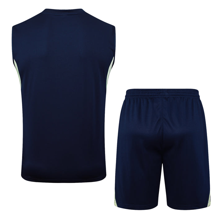 Ensemble débardeur + short  bleu marine Real Madrid 2025-2026