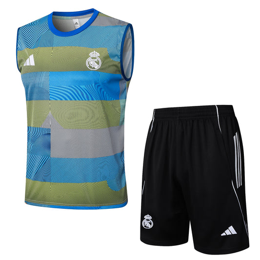 Ensemble débardeur + short camouflage Real Madrid 2025-2026