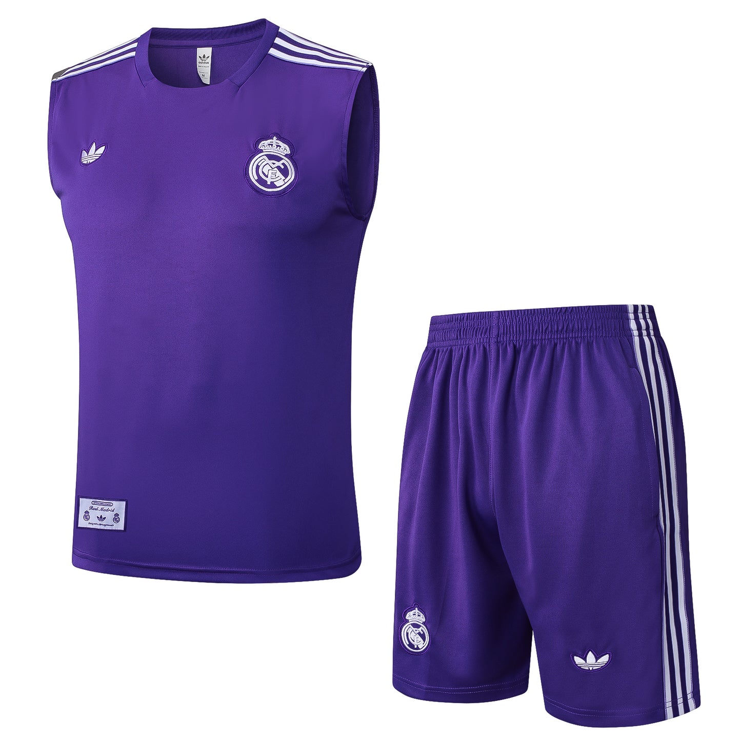 Ensemble débardeur + short violet Real Madrid 2025-2026