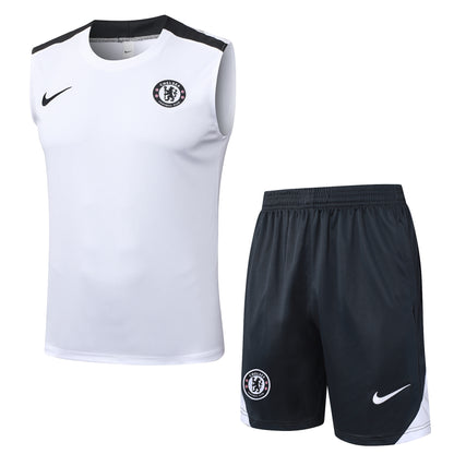Ensemble blanc débardeur + short  Chelsea FC 2025-2026