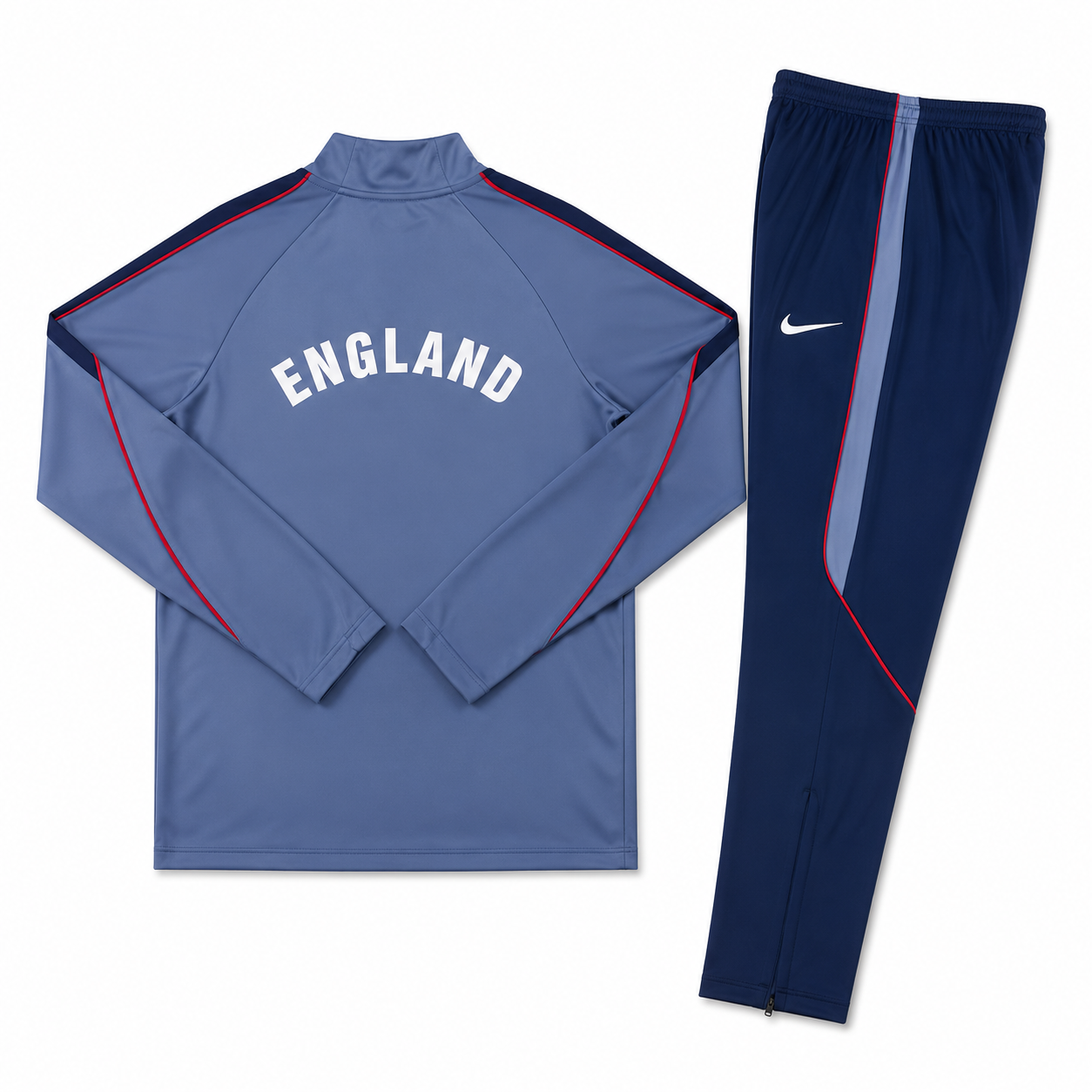 Survêtement Angleterre Gris & Bleu 2026/2027 – Ensemble Training Football Premium Homme
