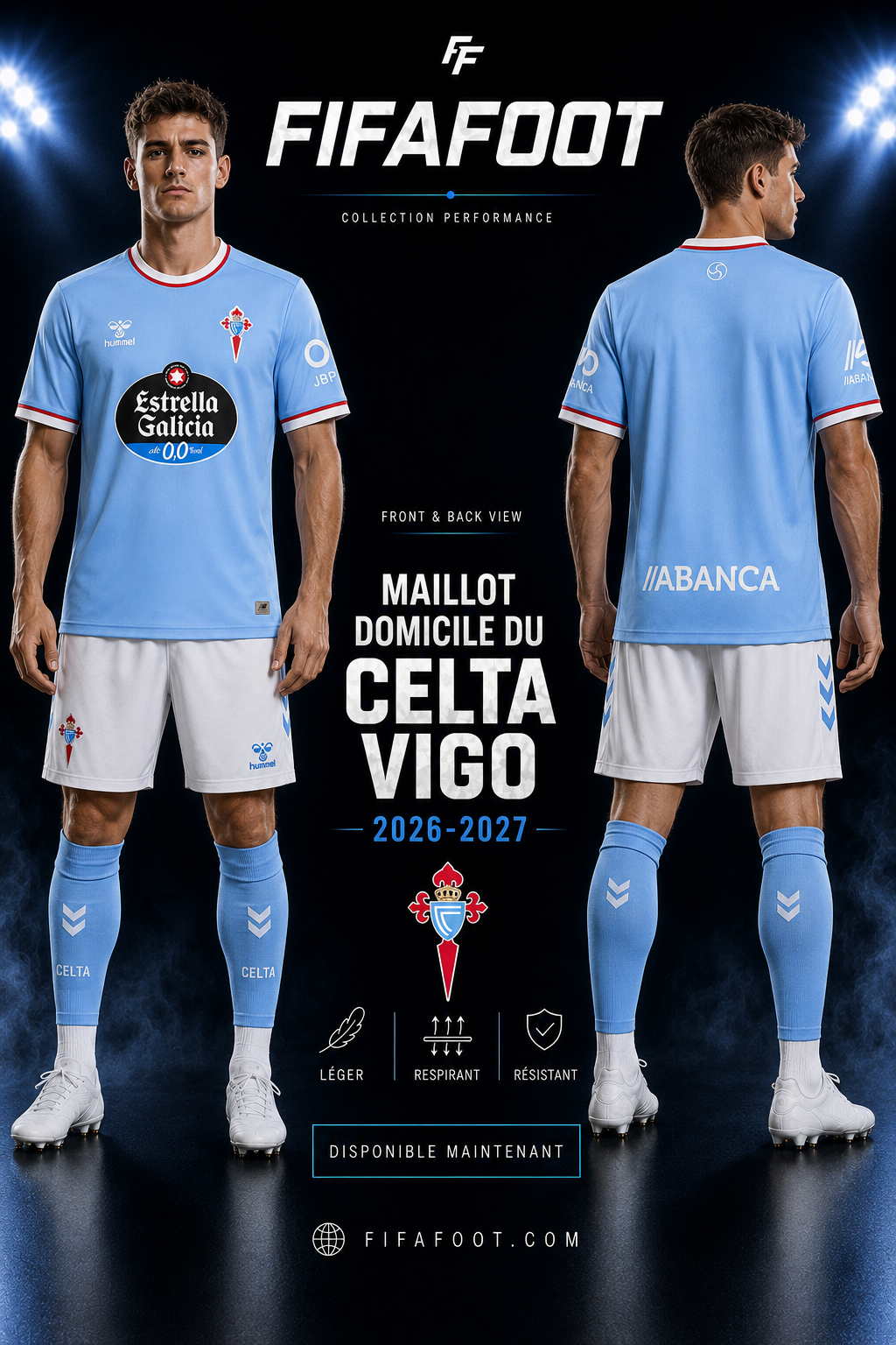 Maillot Celta Vigo Domicile 2026-2027 Bleu Ciel – Jersey Football RC Celta de Vigo