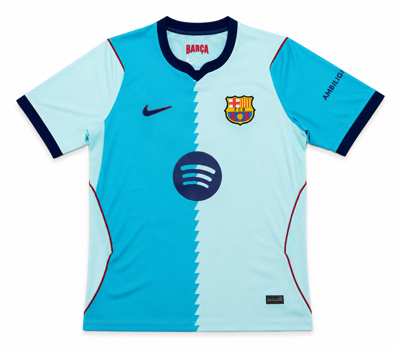 Maillot FC Barcelone Extérieur 2026/2027 Homme – Jersey Away Bleu Ciel | Tenue Football Barça Premium