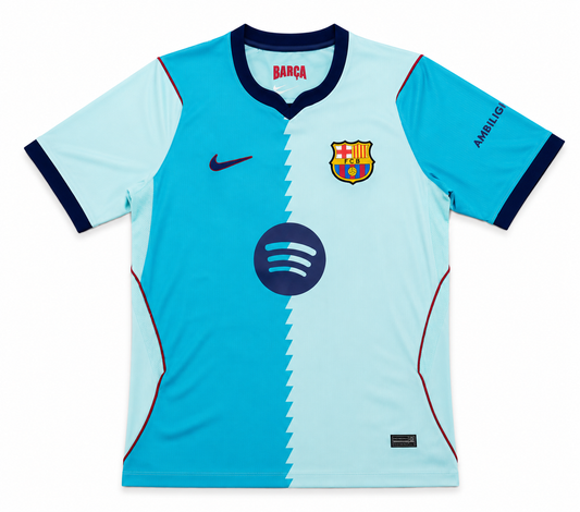 Maillot FC Barcelone Extérieur 2026/2027 Homme – Jersey Away Bleu Ciel | Tenue Football Barça Premium