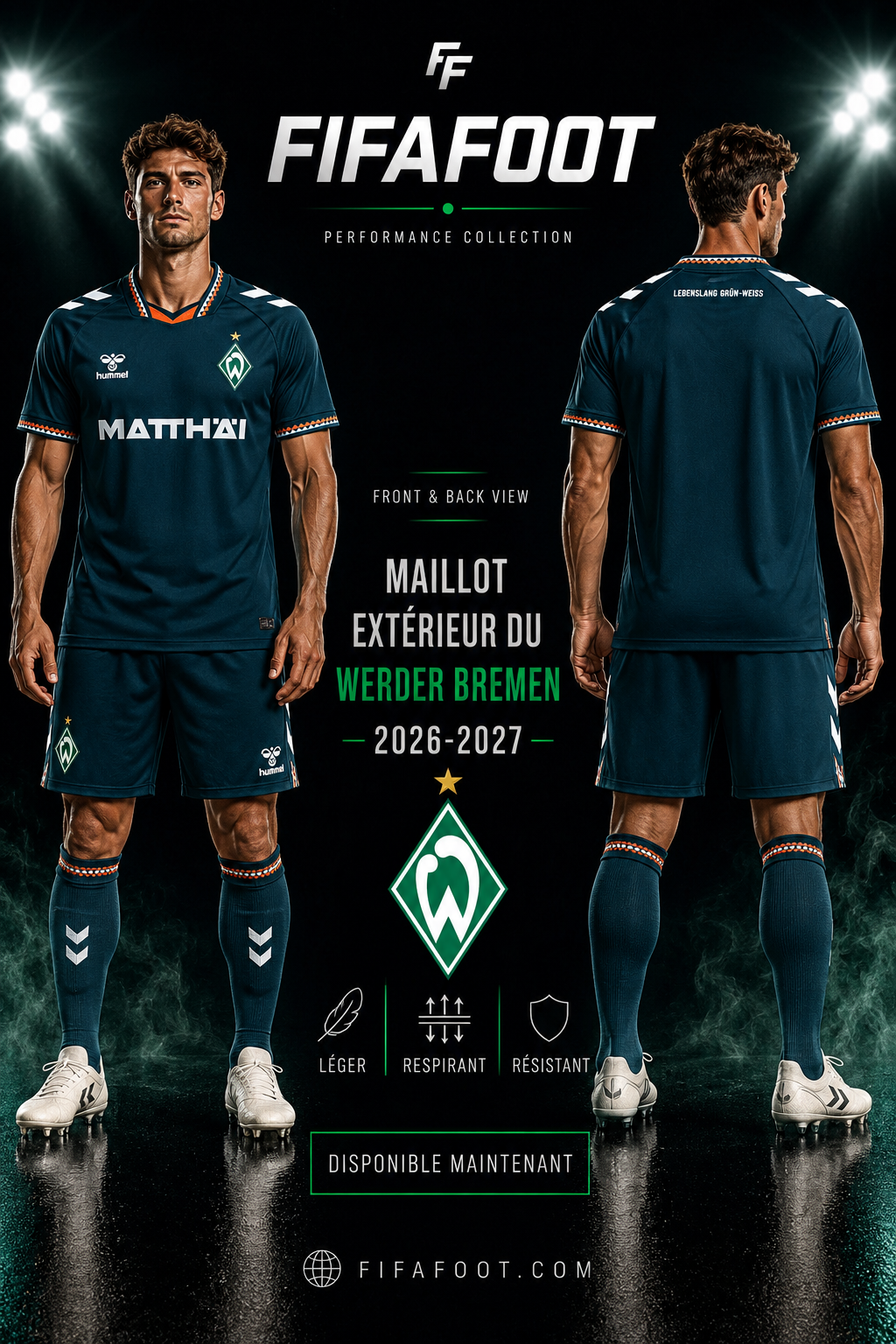 Maillot Werder Brême 2026-2027 Extérieur | Werder Bremen Away Jersey