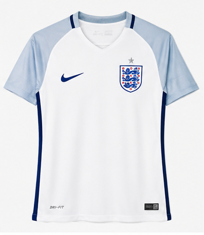 Maillot Angleterre domicile 2016 rétro manches courtes face