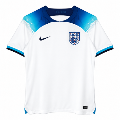 Angleterre domicile rétro blanc bleu 2022 face