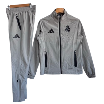Survetement gris Real Madrid 2025-2026