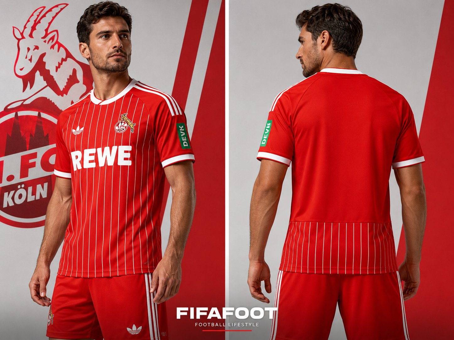Maillot FC Cologne Away 2026-2027 – Extérieur Rouge