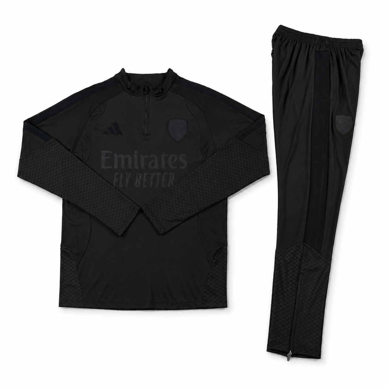 Survêtement Arsenal Noir 2026-2027 – Ensemble Training Football Homme