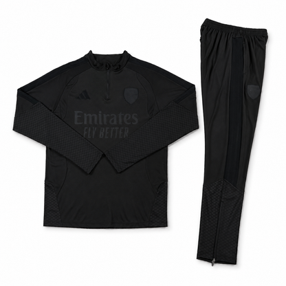 Survêtement Arsenal Noir 2026-2027 – Ensemble Training Football Homme