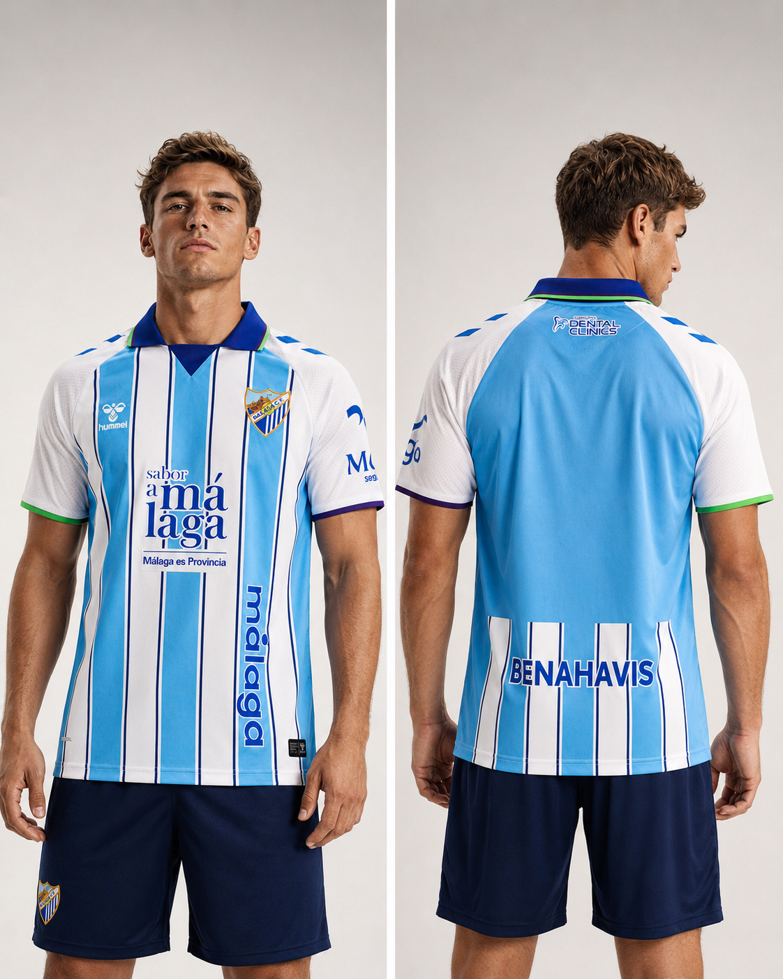 Maillot Málaga CF Domicile 2026-2027 – Bleu Ciel et Blanc