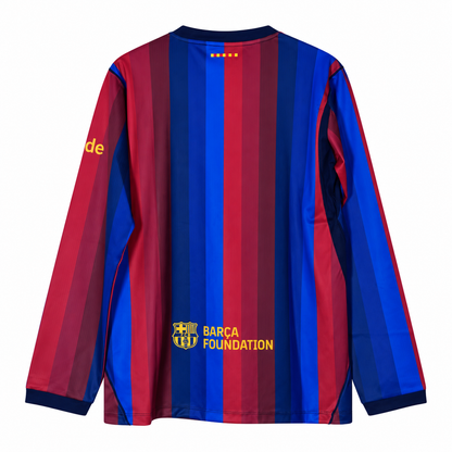 Maillot FC Barcelone domicile 2026-2027 manches longues – dos