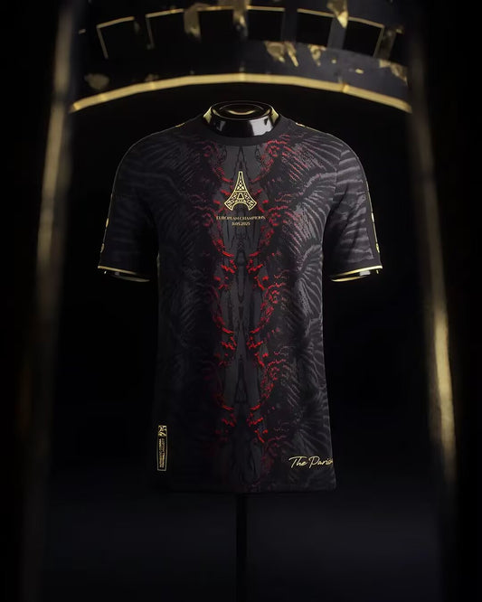Maillot concept noir Champion PSG 2025-2026