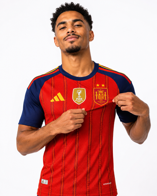 Nouveau Maillot Espagne Domicile Deux Étoiles 2026  Rouge – Édition Premium