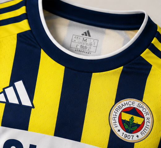 Détail du blason du maillot Fenerbahçe 2026-2027