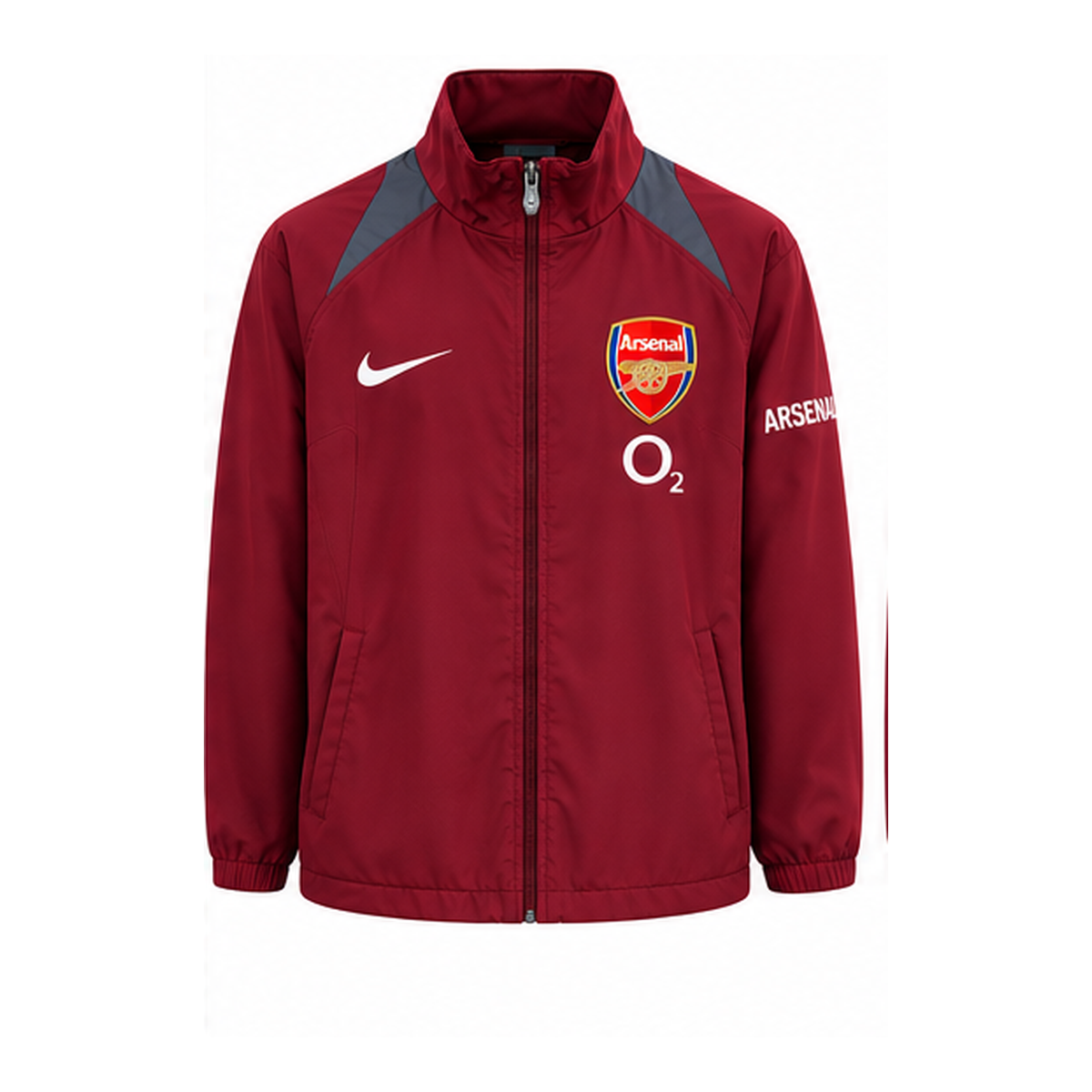 Coupe-vent Arsenal 2026-2027 face sur fond blanc