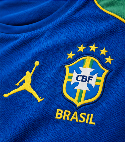 Détails écusson CBF Brésil training bleu