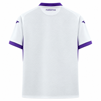 Fiorentina extérieur 2026-2027 vue de dos sur fond blanc