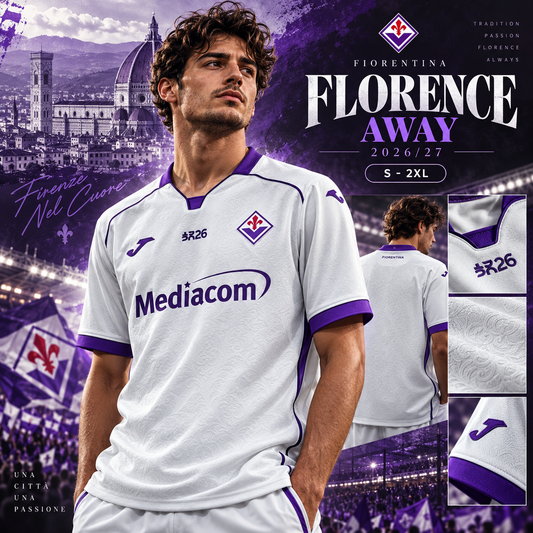 Fiorentina extérieur 2026-2027 affiche premium