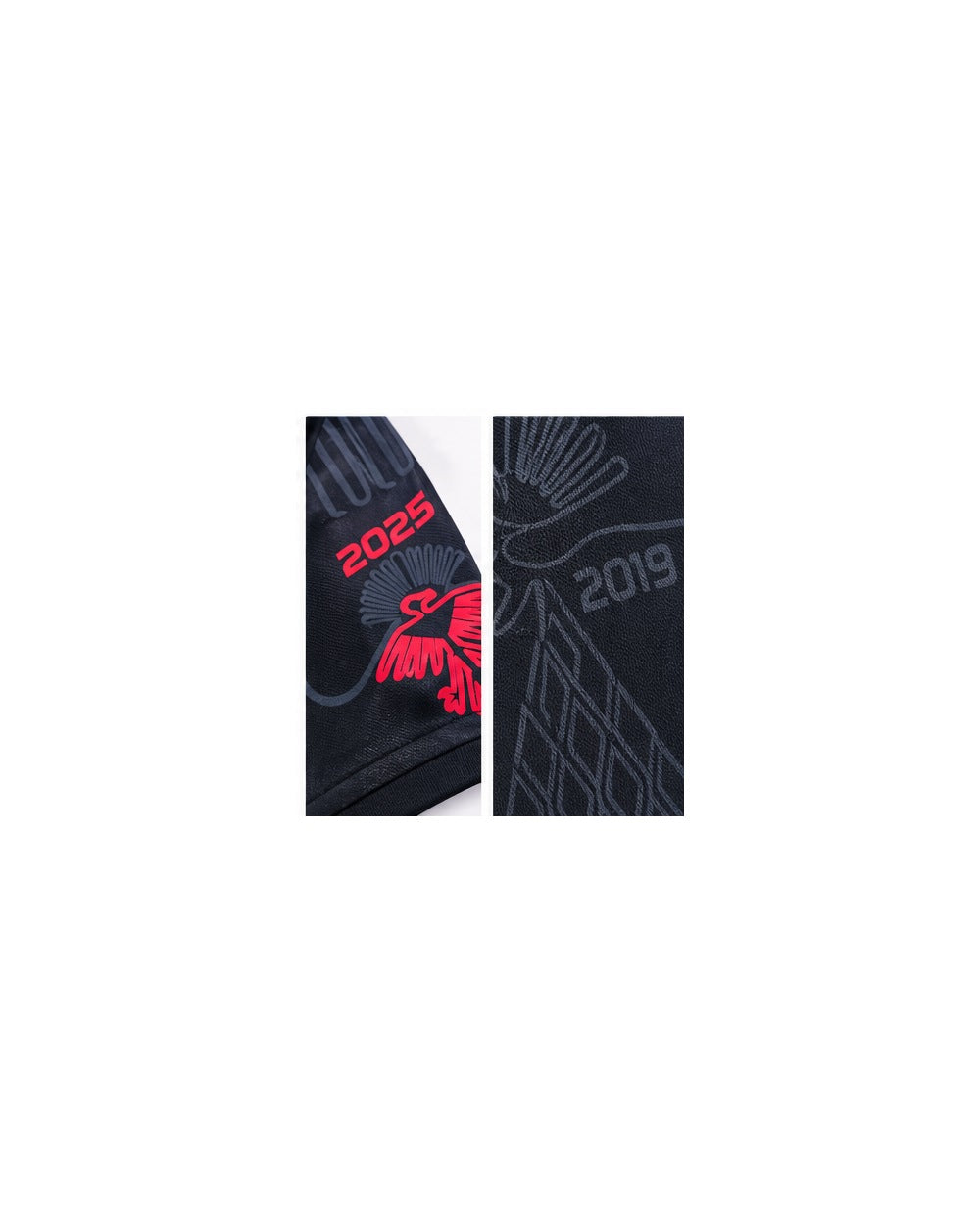 Détail broderie et motif commémoratif