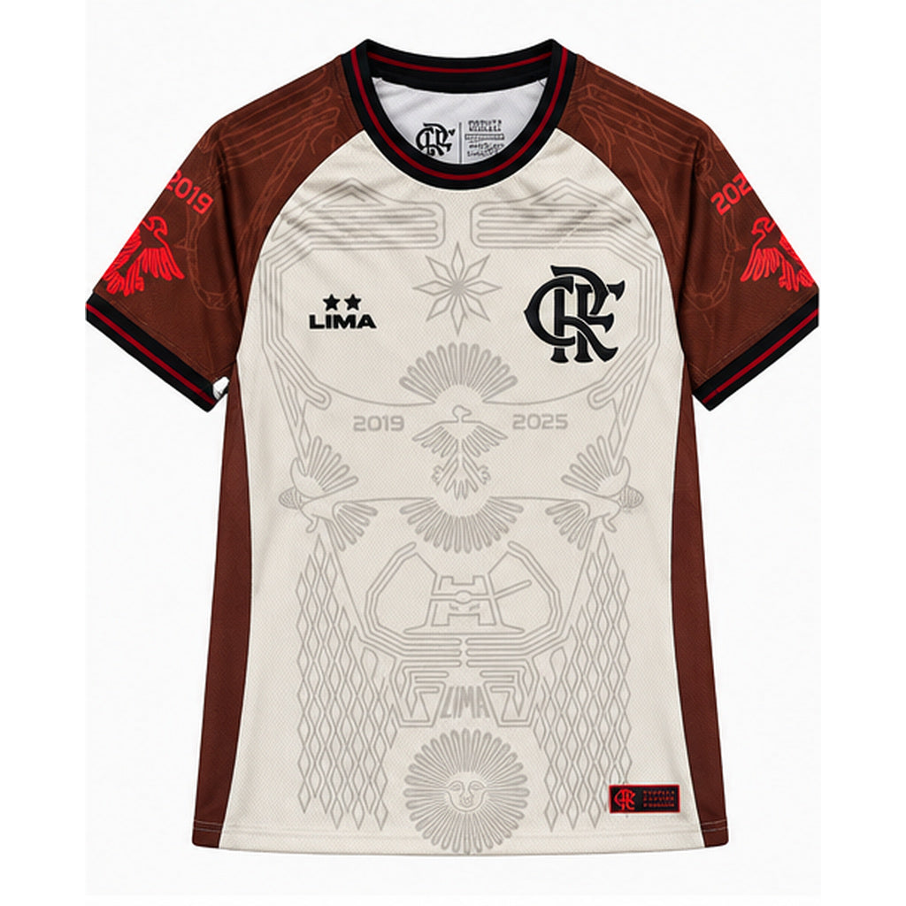 Flamengo édition commémorative 2026-2027 – Vue avant du maillot sur fond blanc