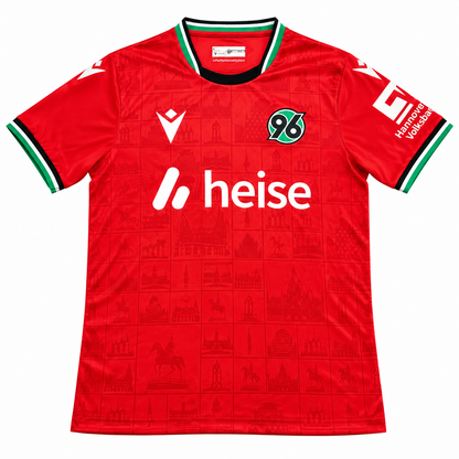 Hannover 96 Home 2026-2027 Vue avant fond blanc
