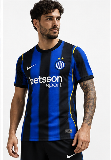 Maillot Inter Milan 27/28 porté par mannequin