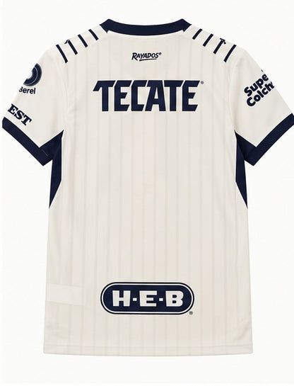 Monterrey 2026-2027 Third – Maillot vue arrière sur fond blanc