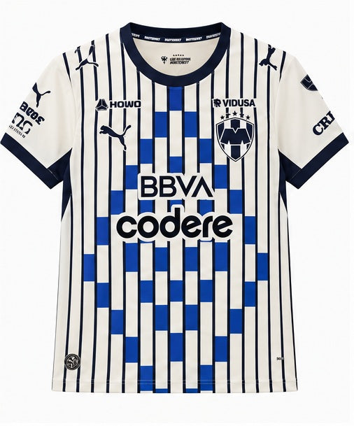 Monterrey 2026-2027 Third – Maillot vue avant sur fond blanc