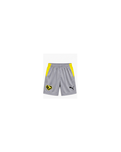 Palermo FC enfant domicile 2026-2027 – Short gris accents jaunes sur fond blanc