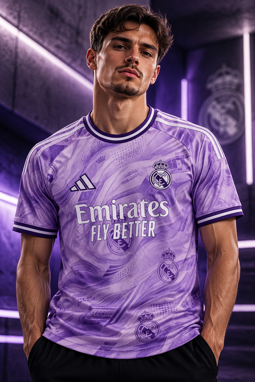 Real Madrid Special Edition Purple 2026-2027 affiche premium