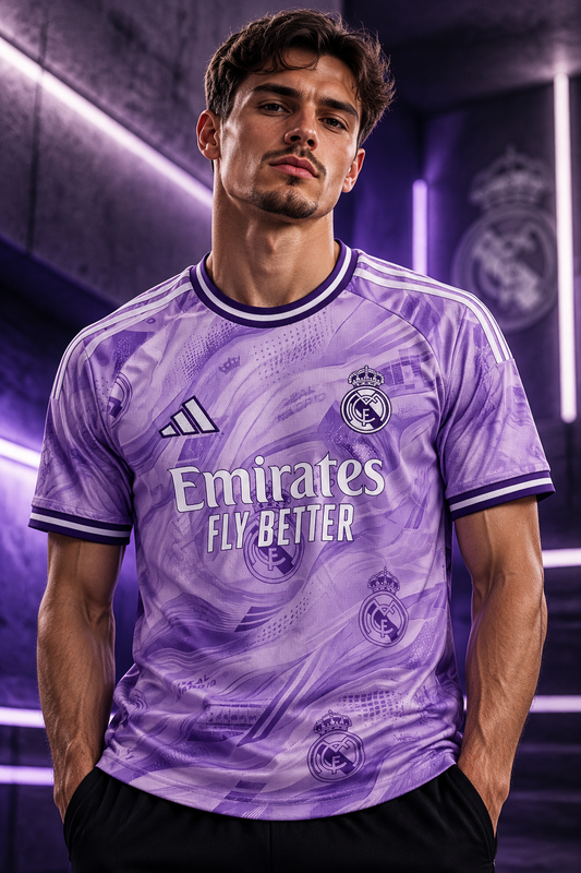 Real Madrid Special Edition Purple 2026-2027 affiche premium