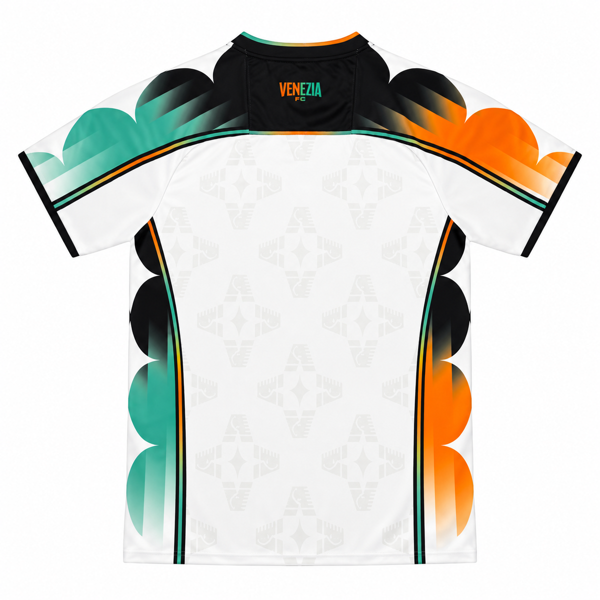 Venezia FC extérieur 2026-2027 vue arrière sur fond blanc