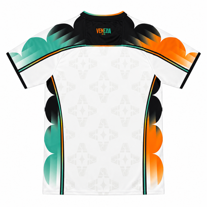 Venezia FC extérieur 2026-2027 vue arrière sur fond blanc
