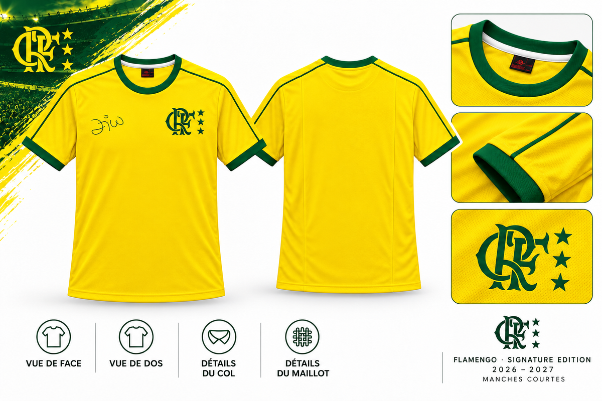 Flamengo Signature Edition – présentation face, dos et détails