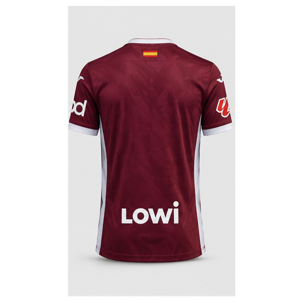 Maillot extérieur Getafe CF 2026-2027, vue de dos sur fond blanc