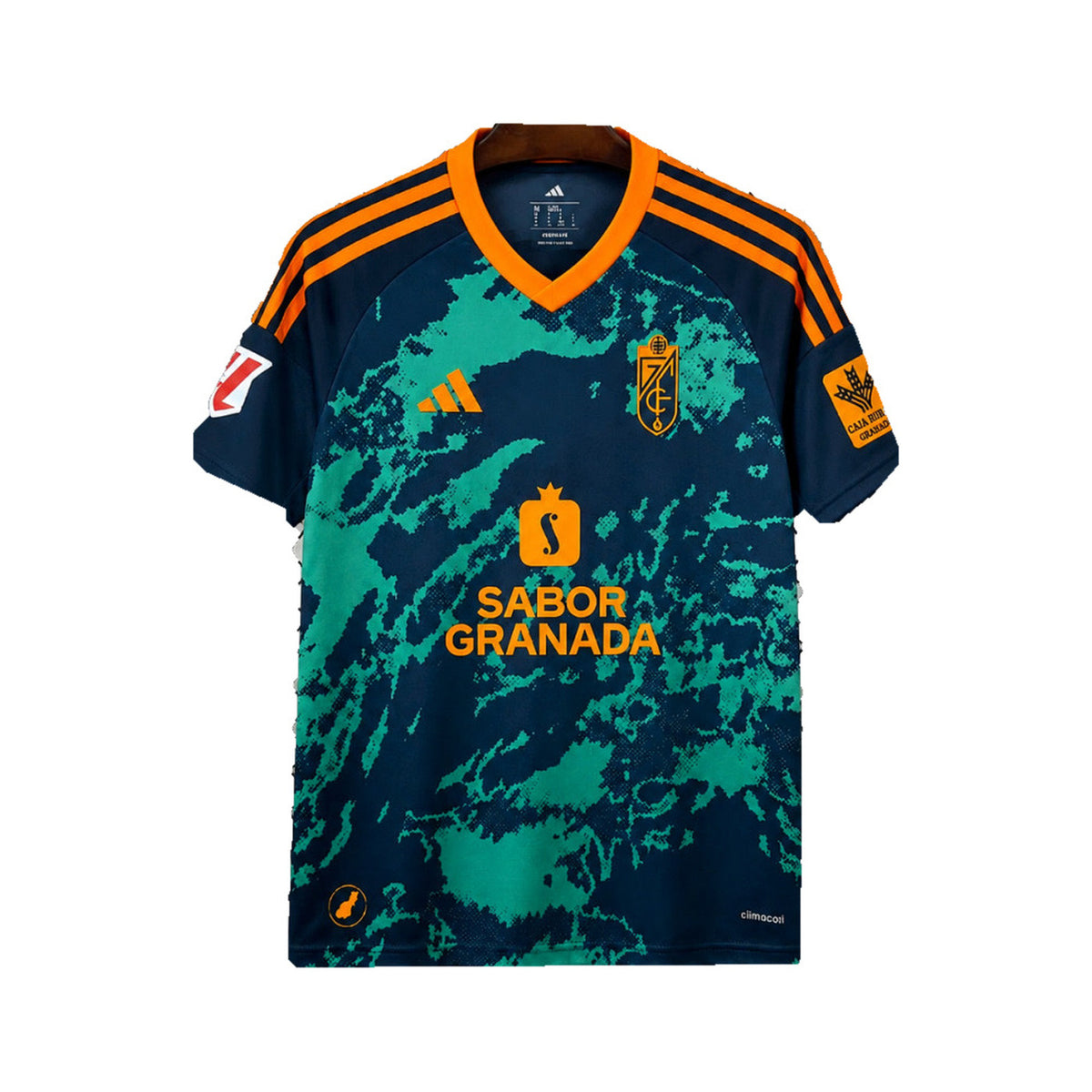 Maillot extérieur Granada CF 2026-2027 vue de face fond blanc
